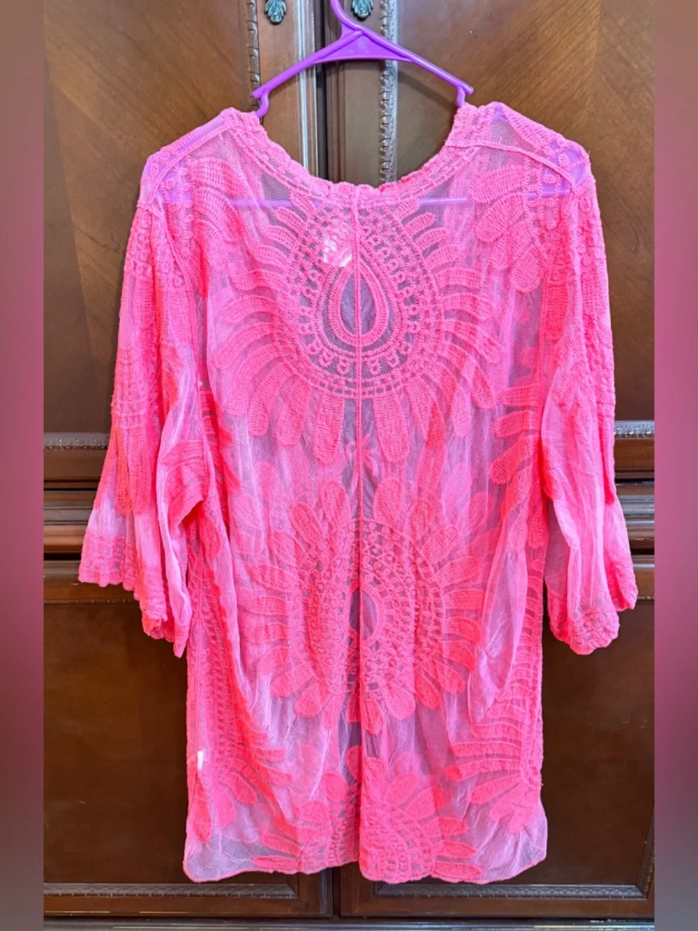 Dasayo NWT Venice lace Swim Cover up One Size Fits Most | Boho Beachwear/resort